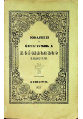 Dodatek II do Śpiewnika Kościelnego z melodyjami 1853 r.