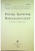Polski słownik biograficzny Tom XLVII / 2 Zeszyt 193