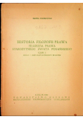 Historia filozofii prawa Filozofia prawa starożytnego świata pogańskiego część I