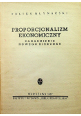 Proporcjonalizm ekonomiczny 1937 r.