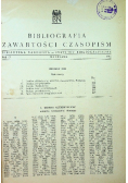 Bibliografia zawartości czasopism 1961 r