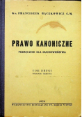 Prawo kanoniczne Podręcznik dla duchowieństwa tom drugi