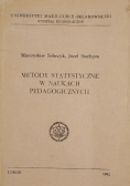 Metody statystyczne w naukach pedagogicznych