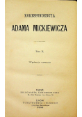 Korespondencya Adama Mickiewicza tom II 1880 r.