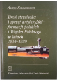 Broń strzelecka i sprzęt artyleryjski formacji polskich i Wojska Polskiego w latach 1914 1939