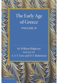 The Early Age of Greece