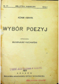 Asnyk Wybór poezji 1924  r.