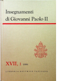 Insegnamenti di Giovanni Paolo II Tom XVII Część 1 1994
