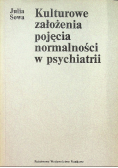 Kulturowe założenia pojęcia normalności w psychiatrii