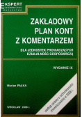 Zakładowy plan kont z komentarzem