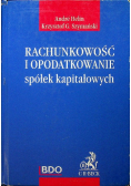 Rachunkowość i opodatkowanie spółek kapitałowych
