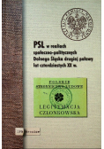 PSL w realiach społeczno politycznych Dolnego śląska drugiej połowy lat czterdziestych XX w