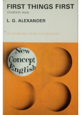 First things first student ' s book