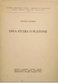 Dwa studia o Platonie