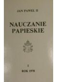 Nauczanie Papieskie Tom I ( październik - grudzień )