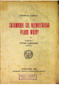 Załamanie się niemieckiego planu wojny 1923 r