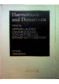 Haemostasis and thrombosis Volume 1