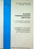 Słownik terminologiczny zabytków tom LXXXVII