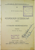 Kosmologja szczegółowa część 2 1932r