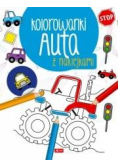 Auta. Kolorowanka z naklejkami