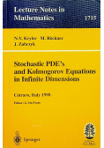 Stochastic PDE'sand Kolmogorov Equations in Infinite Dimensions