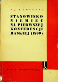 Stanowisko Niemiec na pierwszej Konferencji Haskiej
