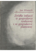 Źródła inflacji w gospodarce rynkowej i w gospodarce planowej