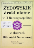 Żydowskie druki ulotne w II Rzeczypospolitej w zbiorach Biblioteki Narodowej