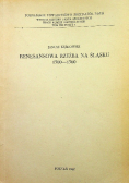 Renesansowa rzeźba na śląsku 1500  1560