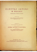 Zabytki Sztuki w Polsce Inwentarz topograficzny Część VI Województwo Łódzkie Tom I Zeszyt I 1939 r.