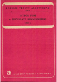Wybór pism o. Honorata Koźmińskiego część 4