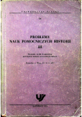 Problemy nauk pomocniczych historii II