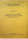 Studia nad opłacalnością gospodarstw rolnych w polsce w latach 1929 1938