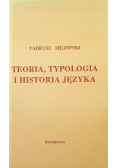 Teoria typologia i historia języka