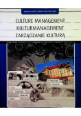 Culture Management Kultur management. Zarządzanie Kulturą