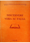 Discernere Vera Ac Falsa