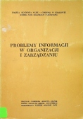 Problemy informacji w organizacji i zarządzaniu