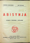 Abisynja 1935 r.