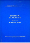 Fragmenty filozoficzne