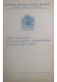 Tajne Nauczanie na Uniwersytecie Jagiellońskim w latach 1941-1945