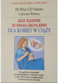Jedz zgodnie ze swoją grupą krwi dla kobiet w ciąży