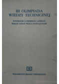 III Olimpiada wiedzy techniczne