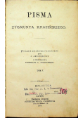 Pisma Zygmunta Krasińskiego tom 1 1875 r.