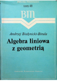 Algebra liniowa z geometrią, Tom 48