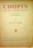Chopin dzieła wszystkie II etiudy