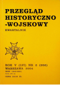 Przegląd historyczno wojskowy rok V nr 2 ( 202 )