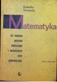 Matematyka dla studentów Część I