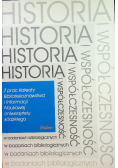 Historia i współczesność w badaniach bibliologicznych