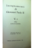 Insegnamenti di Giovanni Paolo II tom V część 3 1982