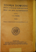 Teorja dowodu tom I i II 1925r